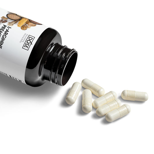 L-Arginine Premium Supplement for Blood Flow, Endurance & Performance Support (60 Capsules)