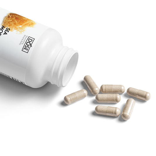 Sea Moss Supplement with Essential Minerals for Immunity, Digestion & Thyroid Support (60 Capsules)