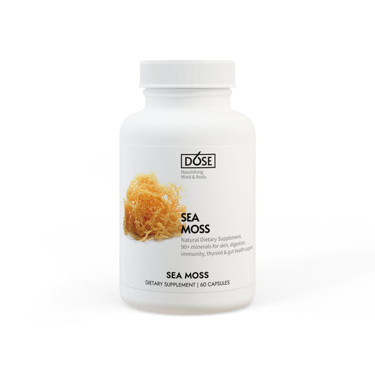 Sea Moss Supplement with Essential Minerals for Immunity, Digestion & Thyroid Support (60 Capsules)